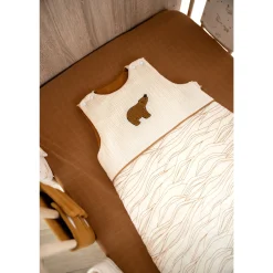 Gigoteuses & Nids D'Ange*Sauthon Baby Déco Orsino Gigoteuse 6-24 mois de Vanille / Camel