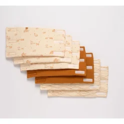 Tours De Lit*Sauthon Baby Déco Orsino Protection de barreaux x8 de Vanille / Camel