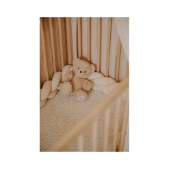 Doudous*L'ours français Ours en Peluche Articulé Français 25 cm de Beige