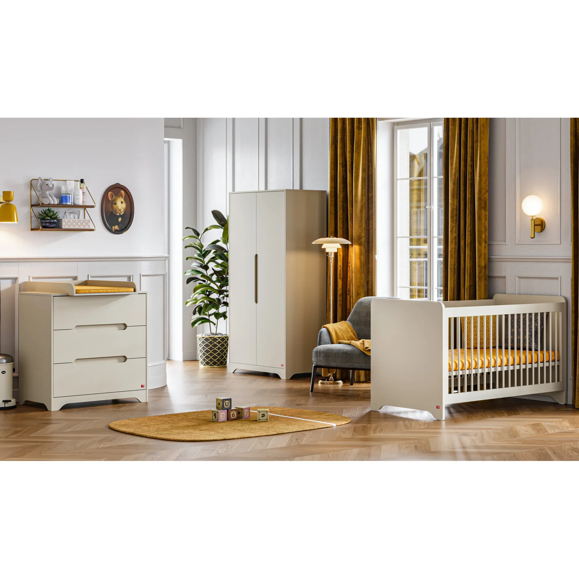 Commodes*Vox Ova Commode de Gris beige