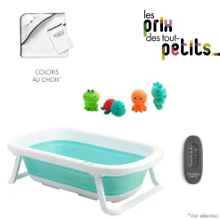 Thermomètres* Pack bain : baignoire + thermomètre + aspergeurs + set de bain de Formula Baby