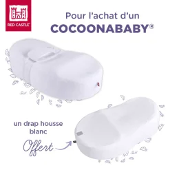 Cales-Bébé*Red Castle Pack Cocoonbaby + Drap Offert de Beige