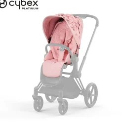 Packs Poussettes|Poussettes 3-En-1*CYBEX Pack Siège - Priam 4 e-Priam 2 de Simply Flowers Rose
