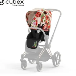 Packs Poussettes|Poussettes 3-En-1*CYBEX Pack Siège - Priam 4 e-Priam 2 de Spring Blossom Light
