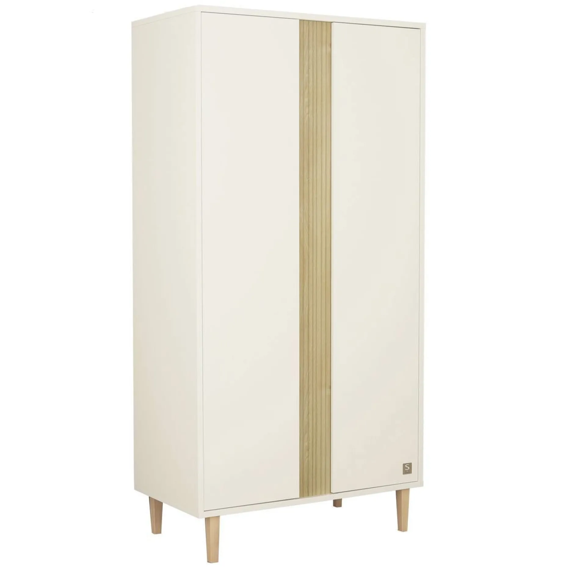 Armoires 2 Portes*Sauthon Baby's Sweet Home Paloma Armoire 2 portes de Blanc neige