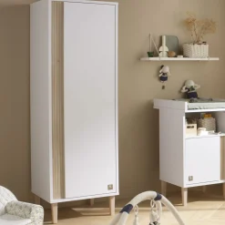 Armoires 1 Porte*Sauthon Baby's Sweet Home Paloma Armoirette 1 porte de Blanc neige