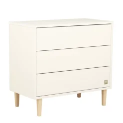 Commodes*Sauthon Baby's Sweet Home Paloma Commode 3 tiroirs de Blanc neige