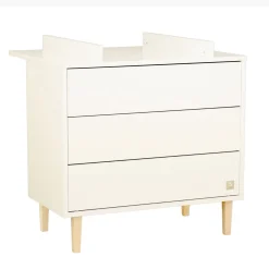 Commodes*Sauthon Baby's Sweet Home Paloma Commode 3 tiroirs de Blanc neige