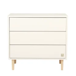 Commodes*Sauthon Baby's Sweet Home Paloma Commode 3 tiroirs de Blanc neige