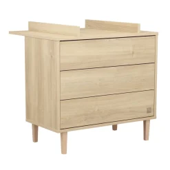 Commodes*Sauthon Baby's Sweet Home Paloma Commode 3 tiroirs de Bois chêne sépia