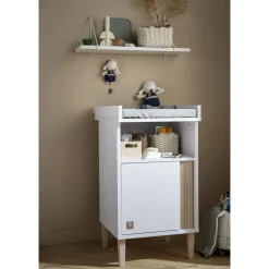 Meuble À Langer*Sauthon Baby's Sweet Home Paloma Meuble à langer de Blanc neige