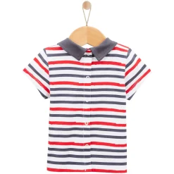 T-Shirts, Polos, Chemises*P'tit bisou Panda & Coccinelle Polo manches courtes 1 mois de Wild