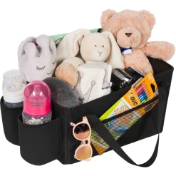 Tout Pour Vos Trajets|Autres Accessoires De Voyage*Dooky Panier de rangement pour banquette arrière de Noir