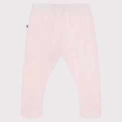 Pantalons, Shorts|Pantalons, Shorts, Leggings*Petit Bateau Pantalon à pied naissance en coton uni de Rose Fleur