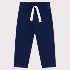Pantalons, Shorts|Pantalons, Shorts, Leggings*Petit Bateau Pantalon de jogging bébé en coton uni de Bleu Médiéval