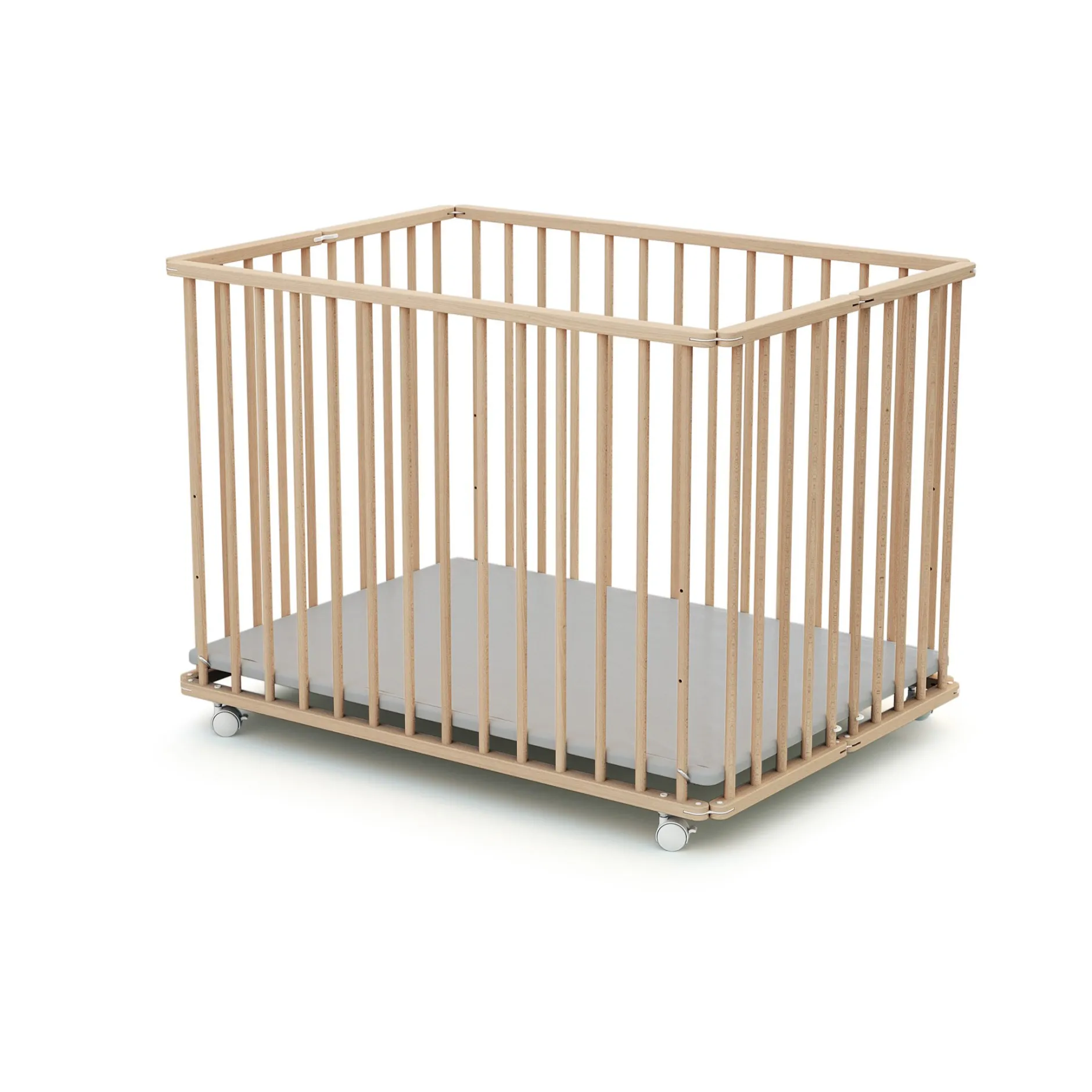 Parcs|Parcs*Formula Baby Parc pliant en bois de Brut