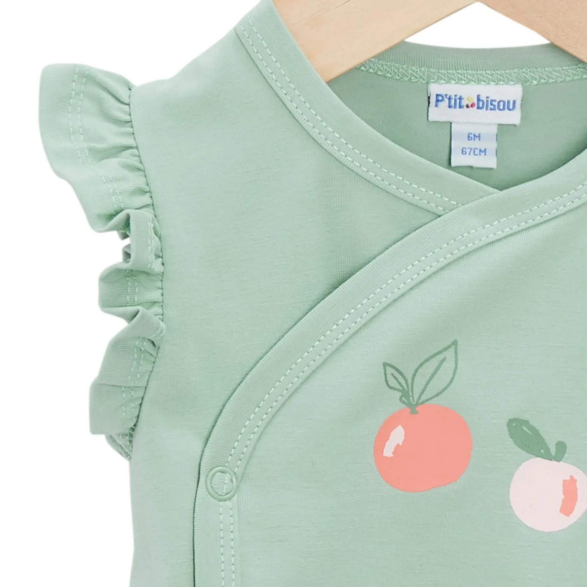 Bodies*P'tit bisou Parfum du Sud Body à manches courtes de Sauge Sauvage