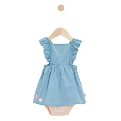 Robes, Jupes*P'tit bisou Parfum du Sud Robe et bloomer de Salt Chambray