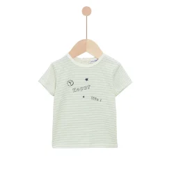 Combinaisons, Salopettes|T-Shirts, Polos, Chemises*P'tit bisou Parfum du Sud Salopette + Tee-shirt de Beige