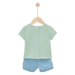 Pantalons, Shorts|T-Shirts, Polos, Chemises*P'tit bisou Parfum du Sud Tee-shirt + Short de Sauve Sauvage