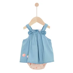 T-Shirts, Blouses, Chemises*P'tit bisou Parfum du Sud Tunique et bloomer de Salt Chambray