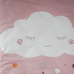 Parures De Lit*Petit à petit Parure de lit couette + taie 100 x 140 cm de Cœurs