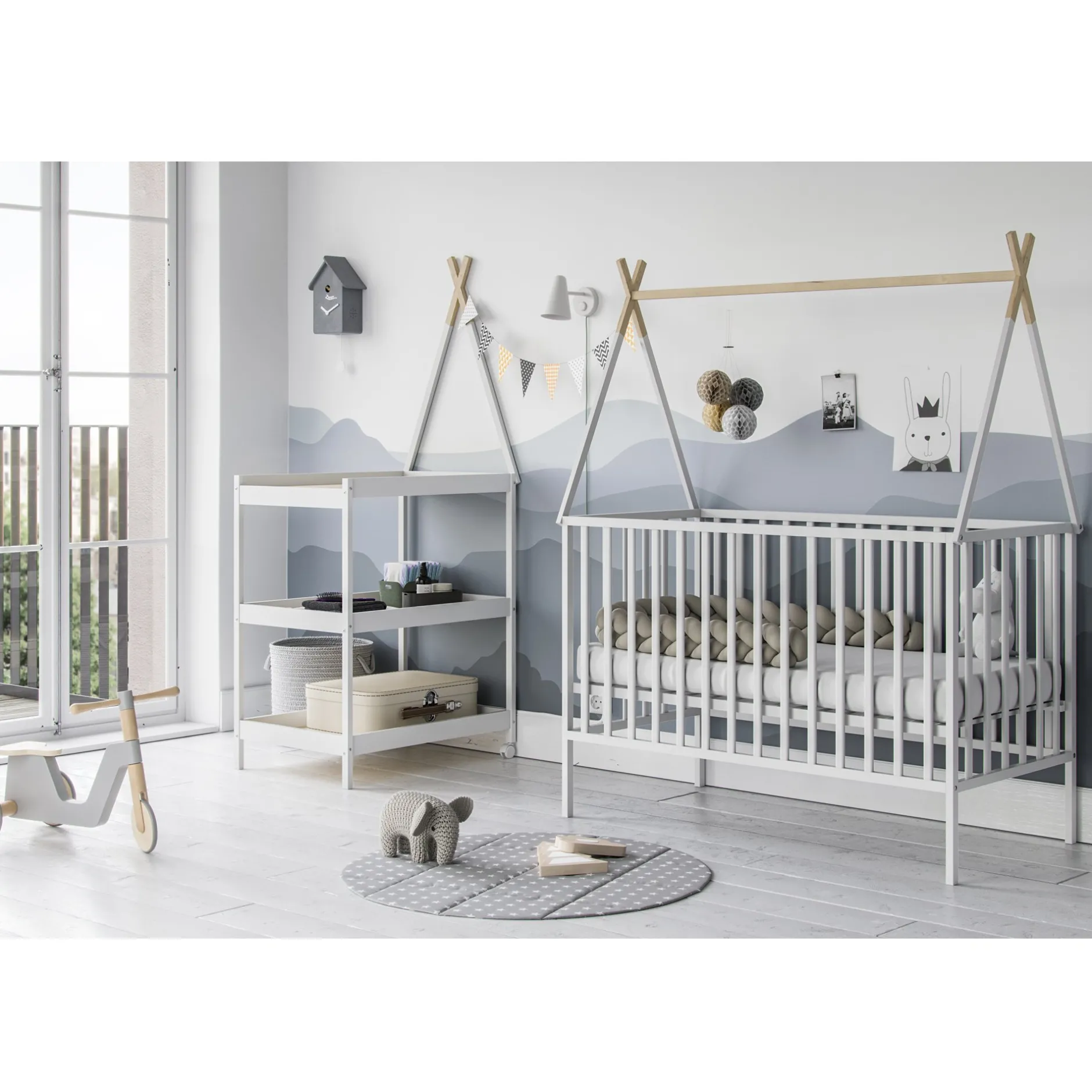 Tables À Langer|Tables À Langer*Vox Peak table à langer de Blanc