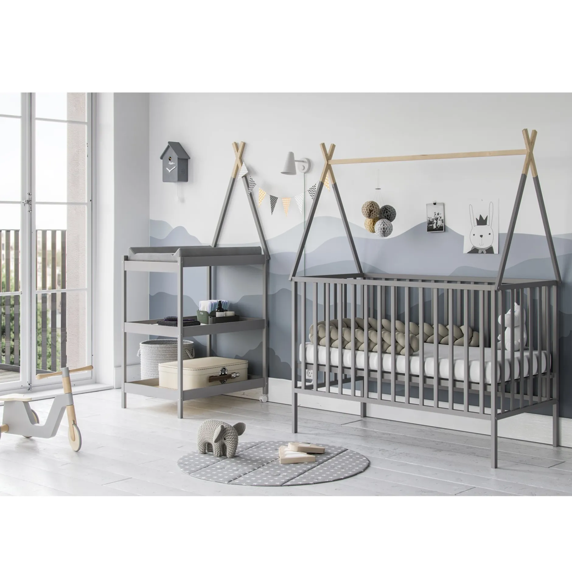 Tables À Langer|Tables À Langer*Vox Peak table à langer de Gris