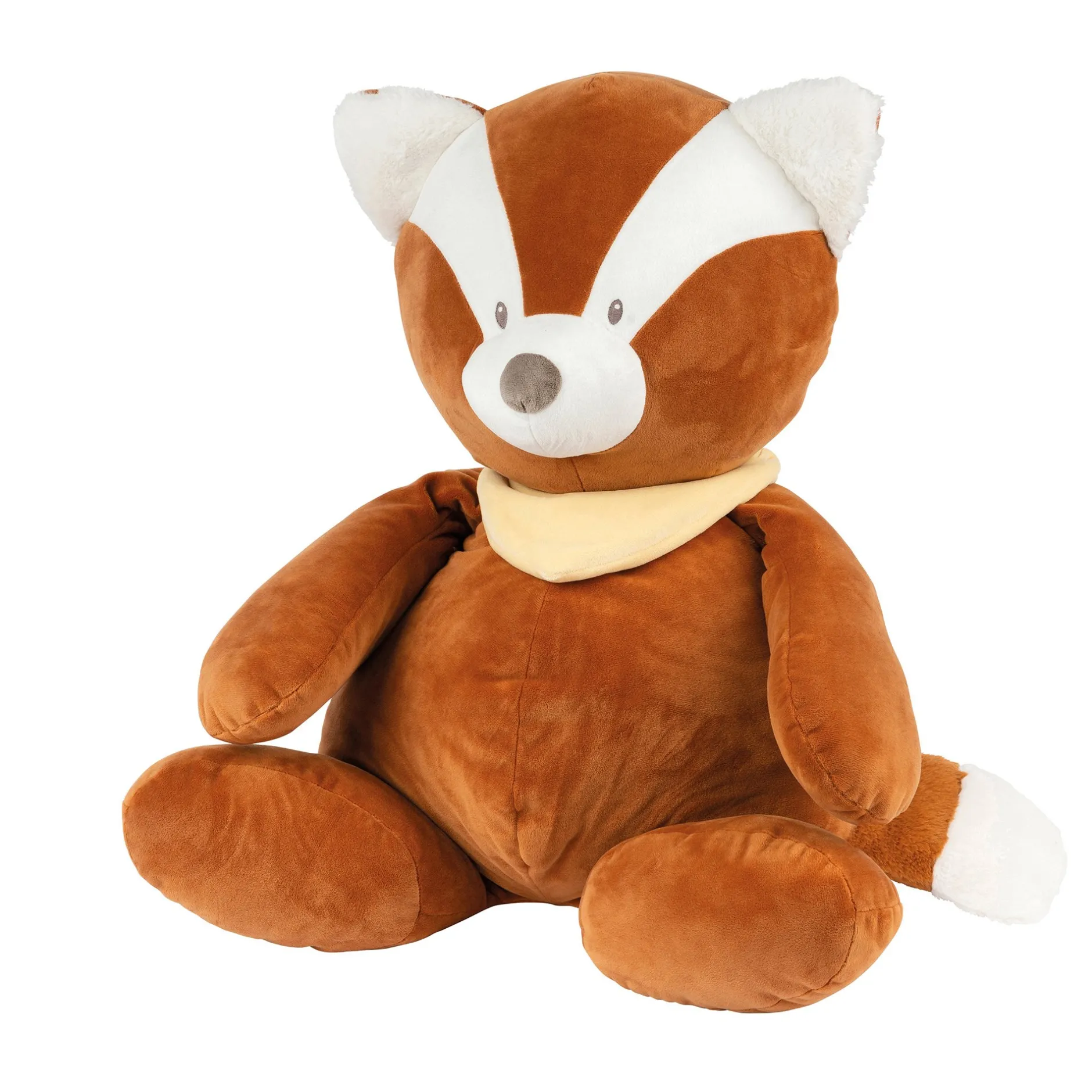 Doudous*Nattou Peluche Boris et Jungo 75 cm de Boris le Panda roux