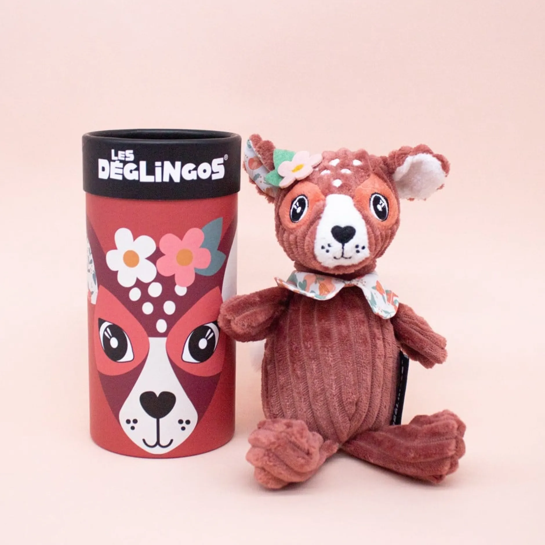 Jouets D'Activités*Les Déglingos Peluche en boîte Petit Simply de Biche