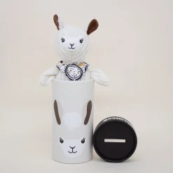 Jouets D'Activités*Les Déglingos Peluche en boîte Petit Simply de Muchachos le lama Blanc