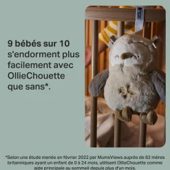 Peluches Musicales|Veilleuses*Tommee Tippee Peluche lumineuse et sonore Deluxe Grofriend de Ollie la Chouette 