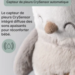 Peluches Musicales|Veilleuses*Tommee Tippee Peluche lumineuse et sonore Deluxe Grofriend de Ollie la Chouette 