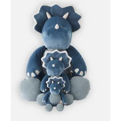 Doudous*Noukies Peluche medium Ops en veloudoux de Bleu