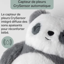 Peluches Musicales*Tommee Tippee Peluche musicale de voyage Mini Grofriend de Pippo le Panda