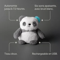 Peluches Musicales*Tommee Tippee Peluche musicale de voyage Mini Grofriend de Pippo le Panda