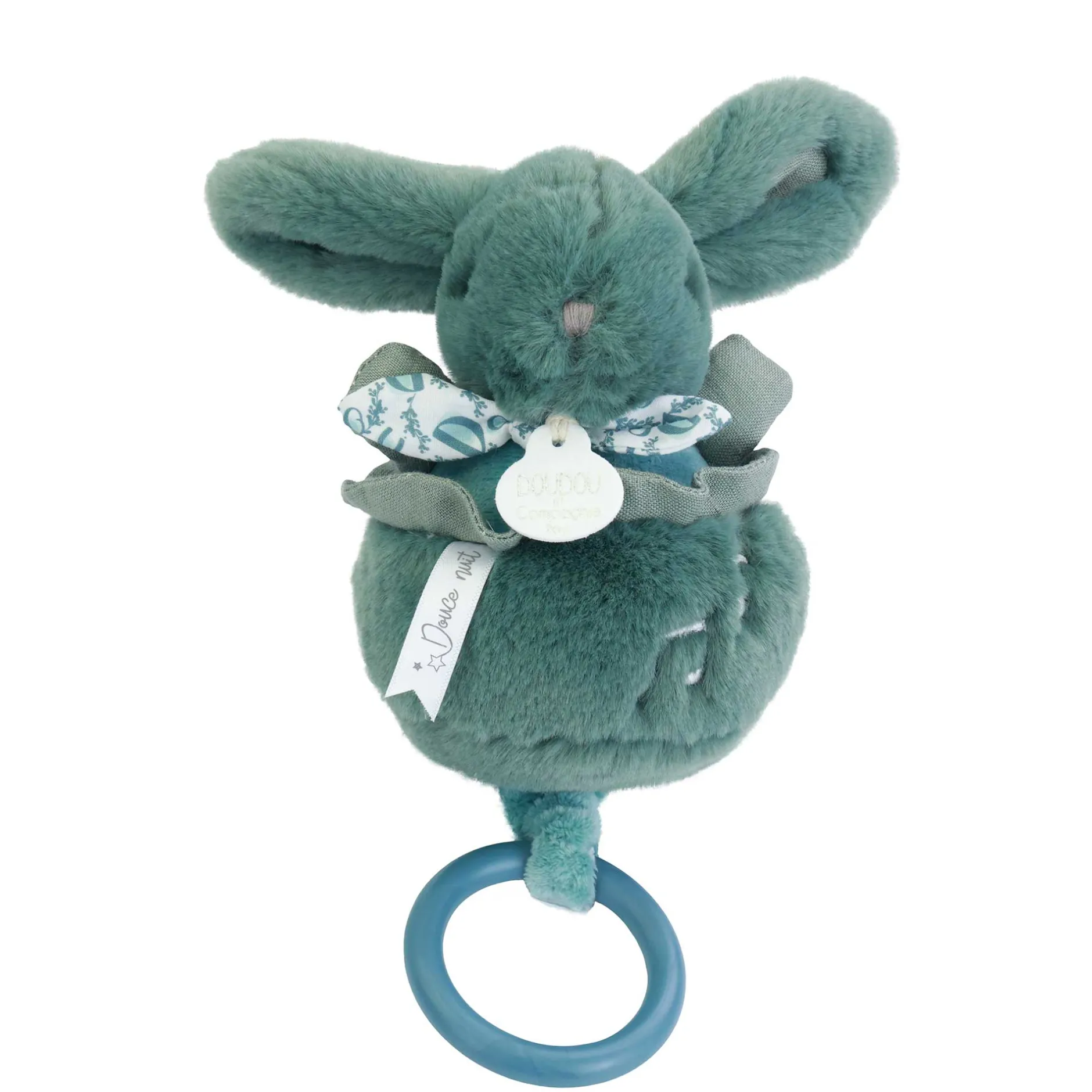 Peluches Musicales*Doudou et Compagnie Peluche musicale Lapin de Vert Sauge