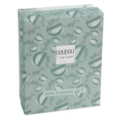 Peluches Musicales*Doudou et Compagnie Peluche musicale Lapin de Vert Sauge