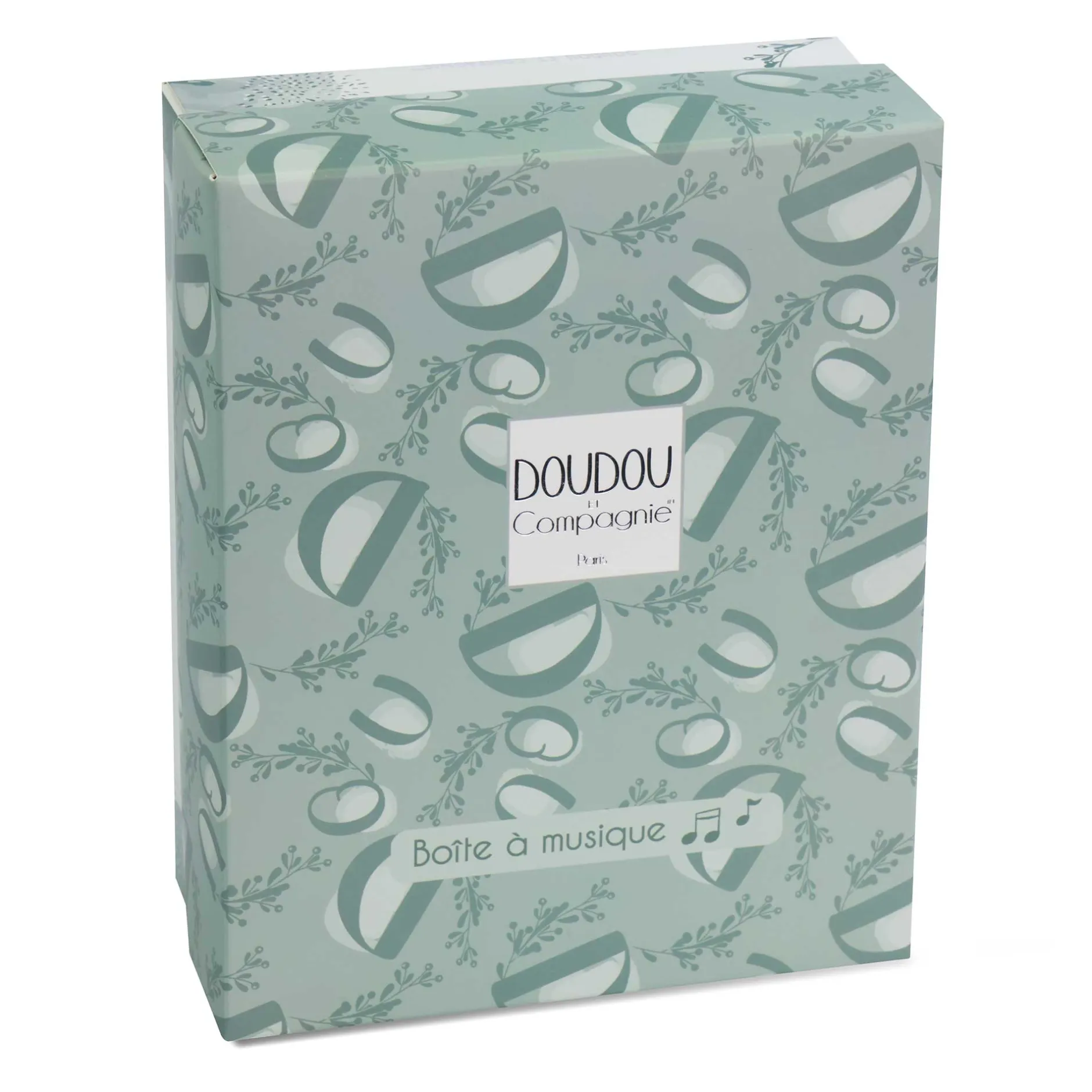 Peluches Musicales*Doudou et Compagnie Peluche musicale Lapin de Vert Sauge