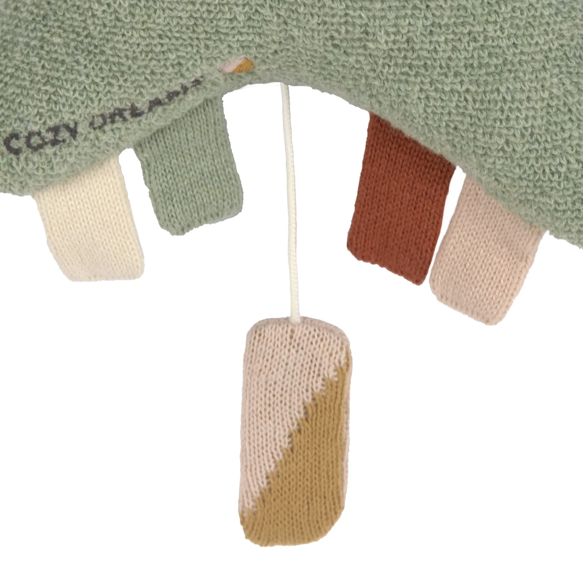 Peluches Musicales*Lässig Peluche musicale tricotée de Etoile, verte