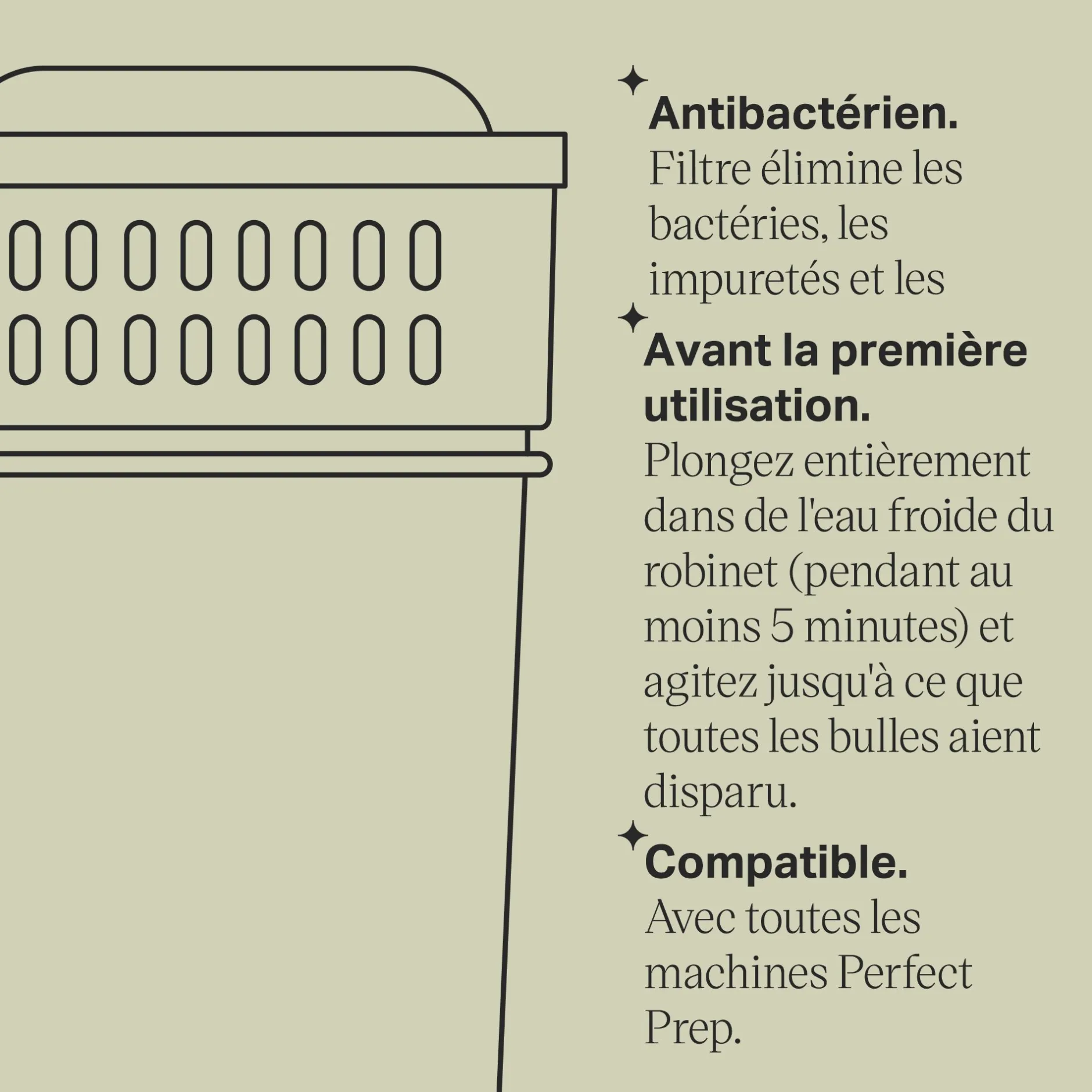 Chauffe-Biberons*Tommee Tippee Perfect Prep Filtre de rechange de