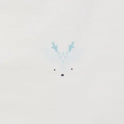 Bavoirs*P'tit bisou Petit Cocon Bavoir de Blanc Porcelaine