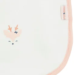 Bavoirs*P'tit bisou Petit Cocon Bavoir Taille unique de Blanc Porcelaine