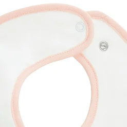 Bavoirs*P'tit bisou Petit Cocon Bavoir Taille unique de Blanc Porcelaine