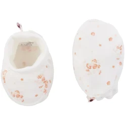 Bonnets, Moufles, Chaussons|Vêtements Naissance*P'tit bisou Petit Cocon Chaussons de Imprimé Roses