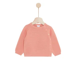 Gilets, Pulls, Cardigans|Collection Tricot*P'tit bisou Petit Cocon Mignon Brassière de Rose Shrimp