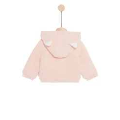 Vêtements Naissance*P'tit bisou Petit Cocon Mignon Cardigan à capuche de Rose