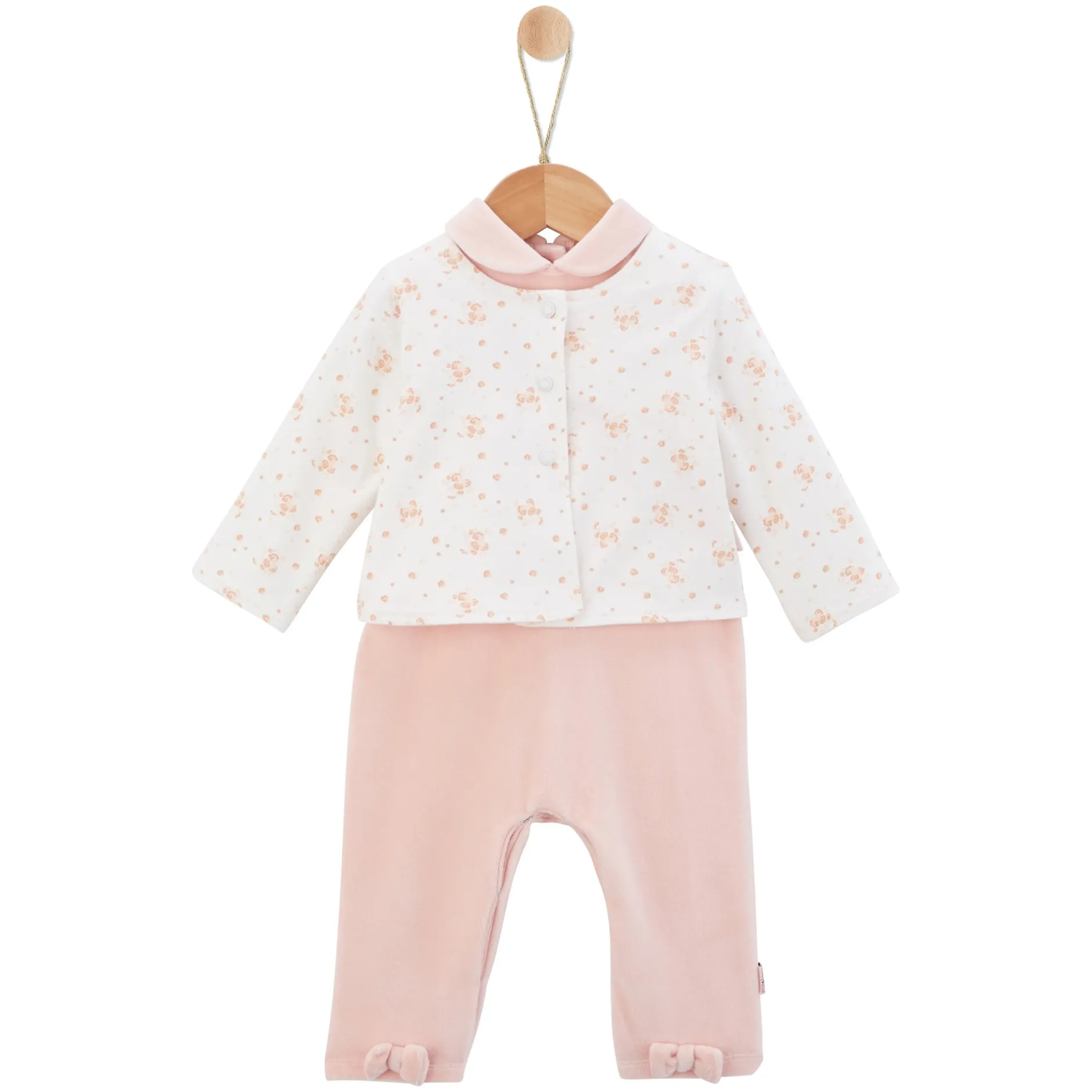 Combinaisons, Salopettes*P'tit bisou Petit Cocon Salopette longue + haut de Rose