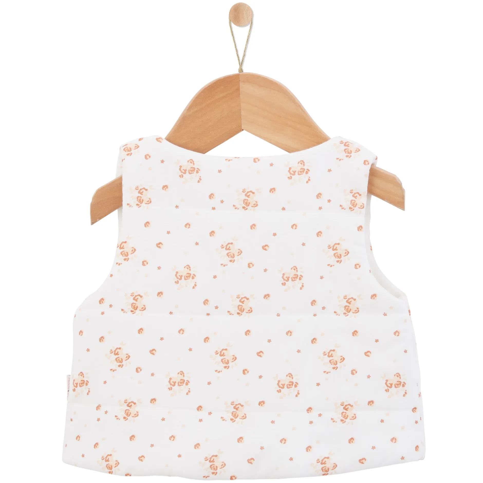 Vestes, Manteaux, Pilotes*P'tit bisou Petit Cocon Veste sans manches de Imprimé Roses