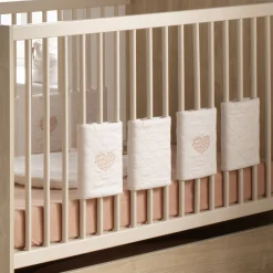 Tours De Lit*Sauthon Baby Déco Petit cœur Protections barreaux x8 de